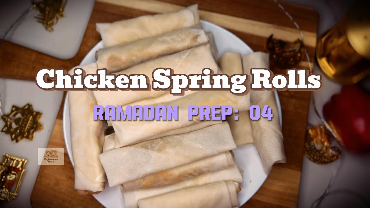 Ramadan Prep: Crispy Spring Rolls You Can Freeze | Make-Ahead Iftar Snacks