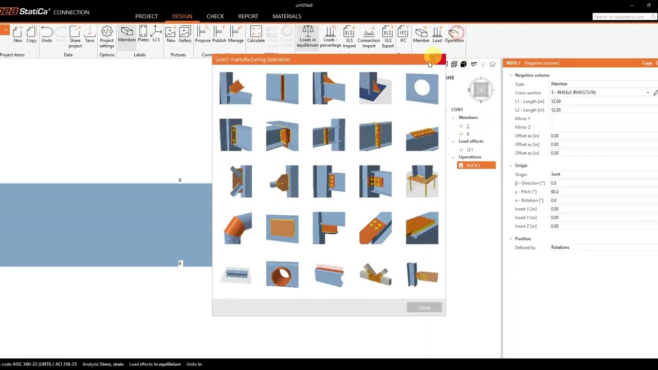 Negative Volume for Custom Cuts in IDEA StatiCa | Structural Engineering Tutorial