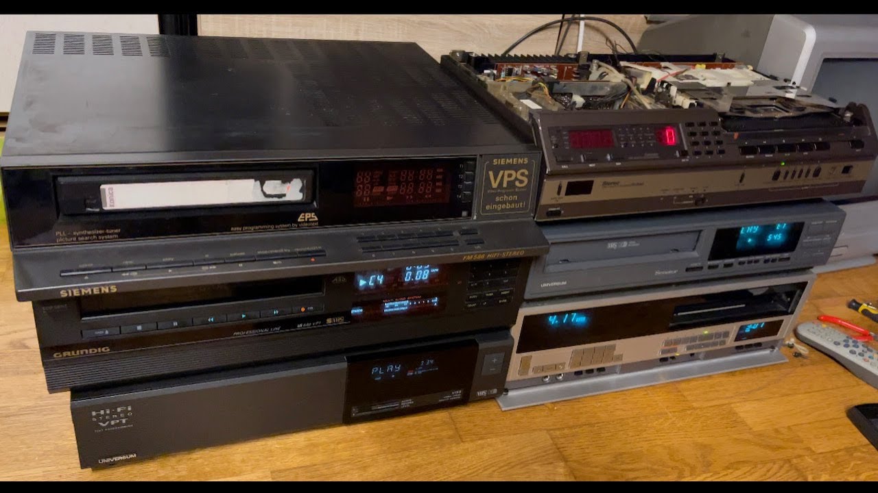 Short video - New VCRs in my collection. Philips VR 2840 and more