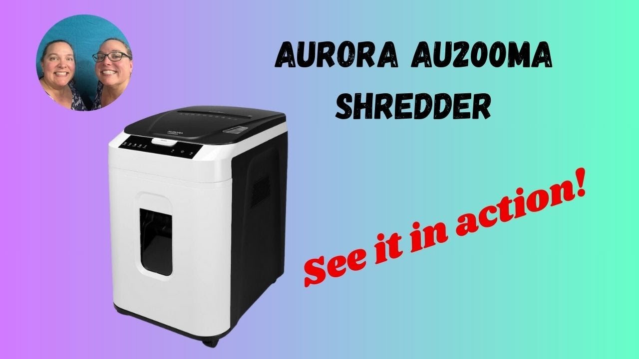 Aurora AU200MA Shredder - To Shred Documents From the Storage Unit Auctions