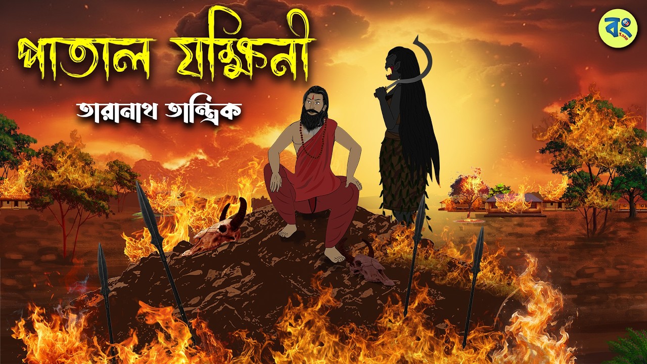 পাতাল যক্ষিনী - Taranath Tantrik Golpo | Bangla Bhuter Golpo | Bhuter Cartoon 2025