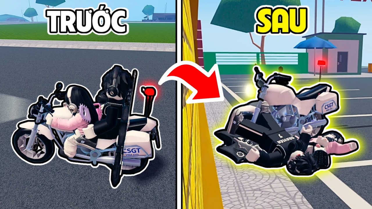 ĐỪNG GIAO XE CHO CON GÁI !!! | THÀNH PHỐ VINA ROBLOX