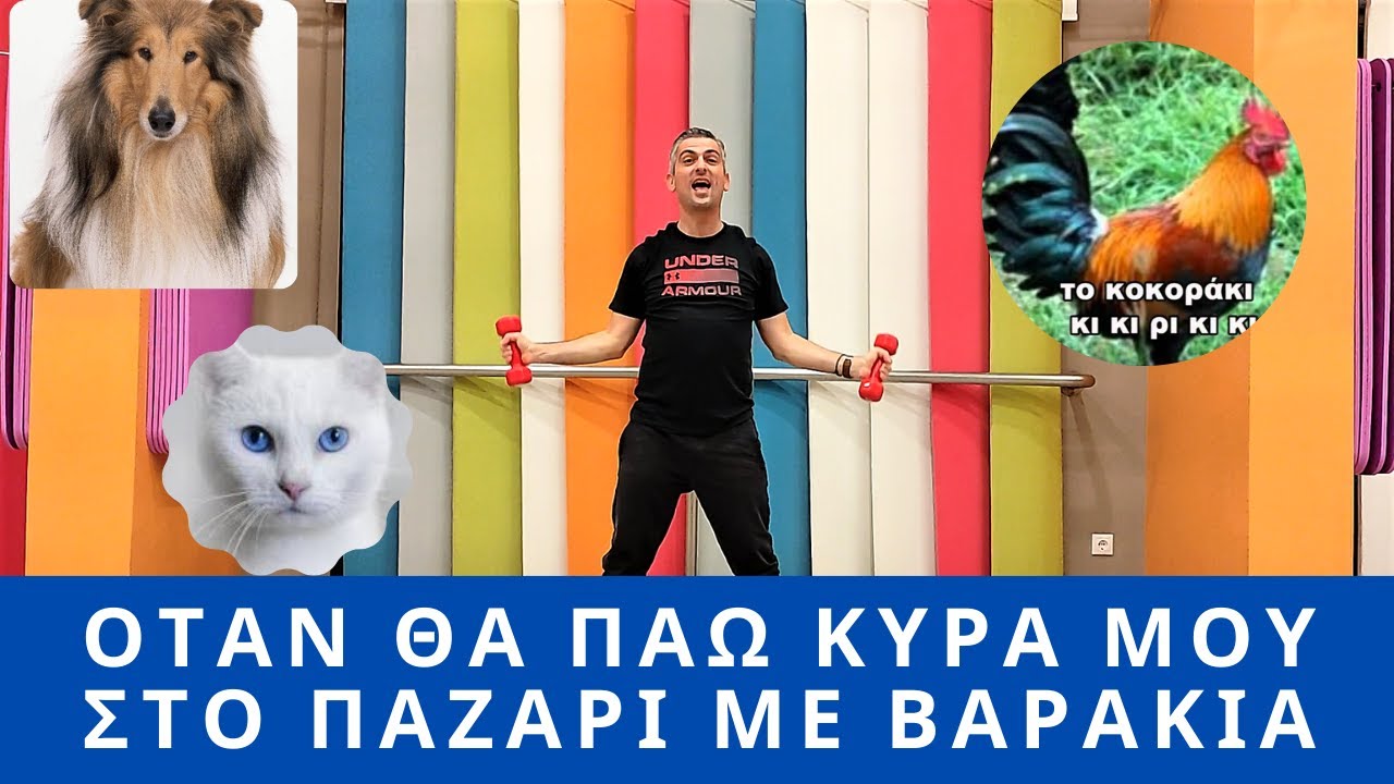 ΟΤΑΝ ΘΑ ΠΑΩ ΚΥΡΑ ΜΟΥ ΣΤΟ ΠΑΖΑΡΙ ΜΕ ΒΑΡΑΚΙΑ/Ενδυνάμωση πάνω μέρους με βαράκια/@parischaniotis5137