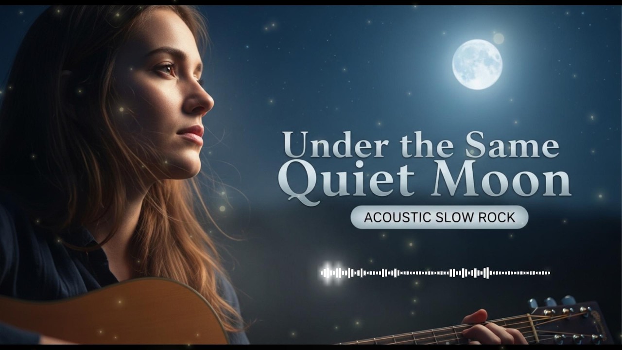Under the Same Quiet Moon | Soft Acoustic Love Song Beneath the Midnight Sky