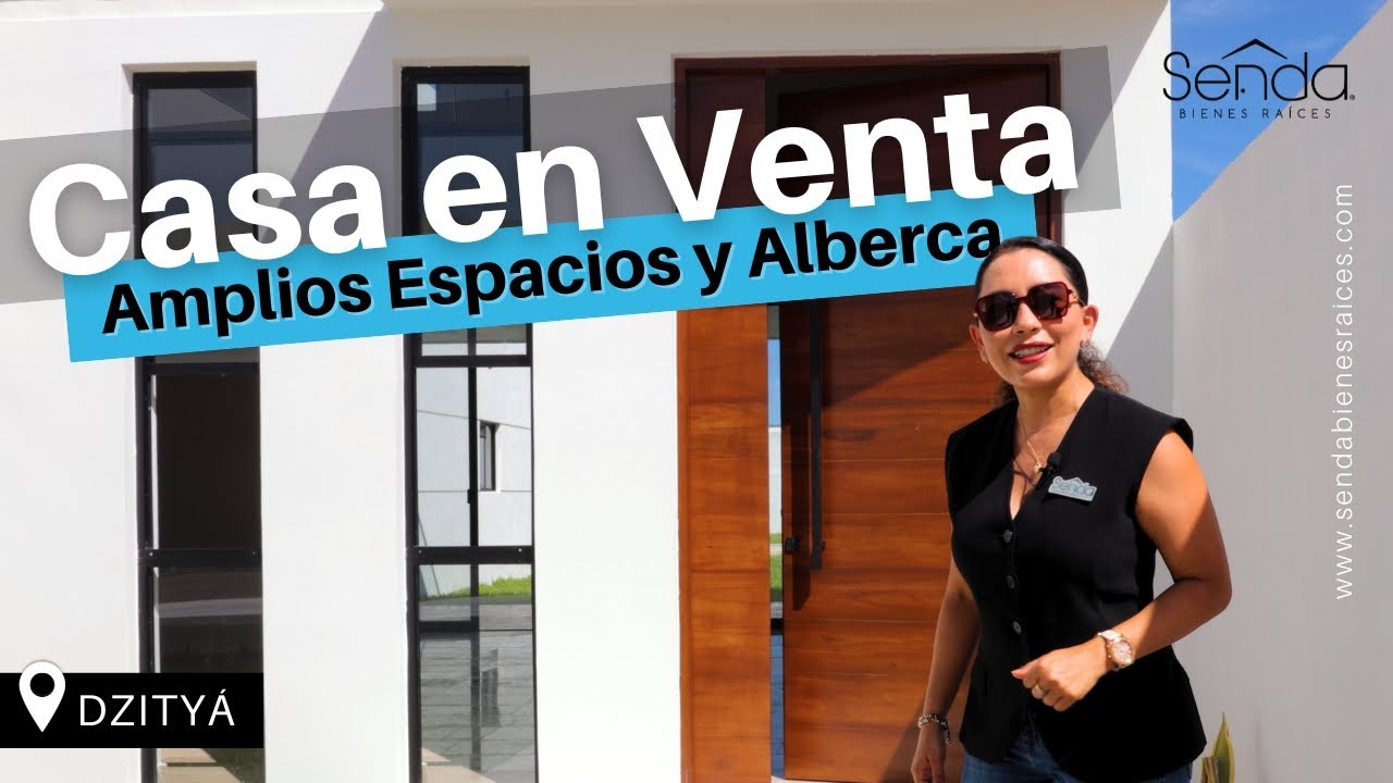 🏡✨ Casa en Venta Espacios Amplios y Modernos con Alberca 🌿 en 📍 Dzityá, Chacte Residencial
