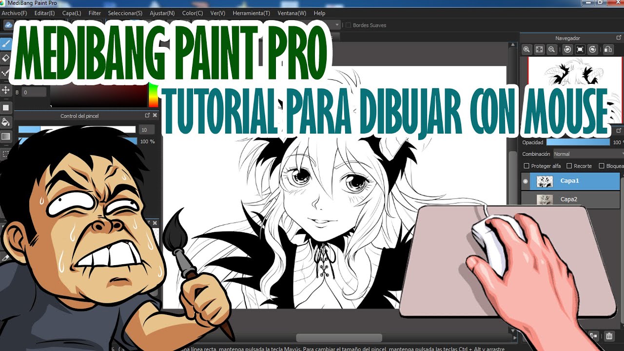 C&oacute;mo dibujar con MOUSE en Medibang Paint Pro - por @ShukeiArt