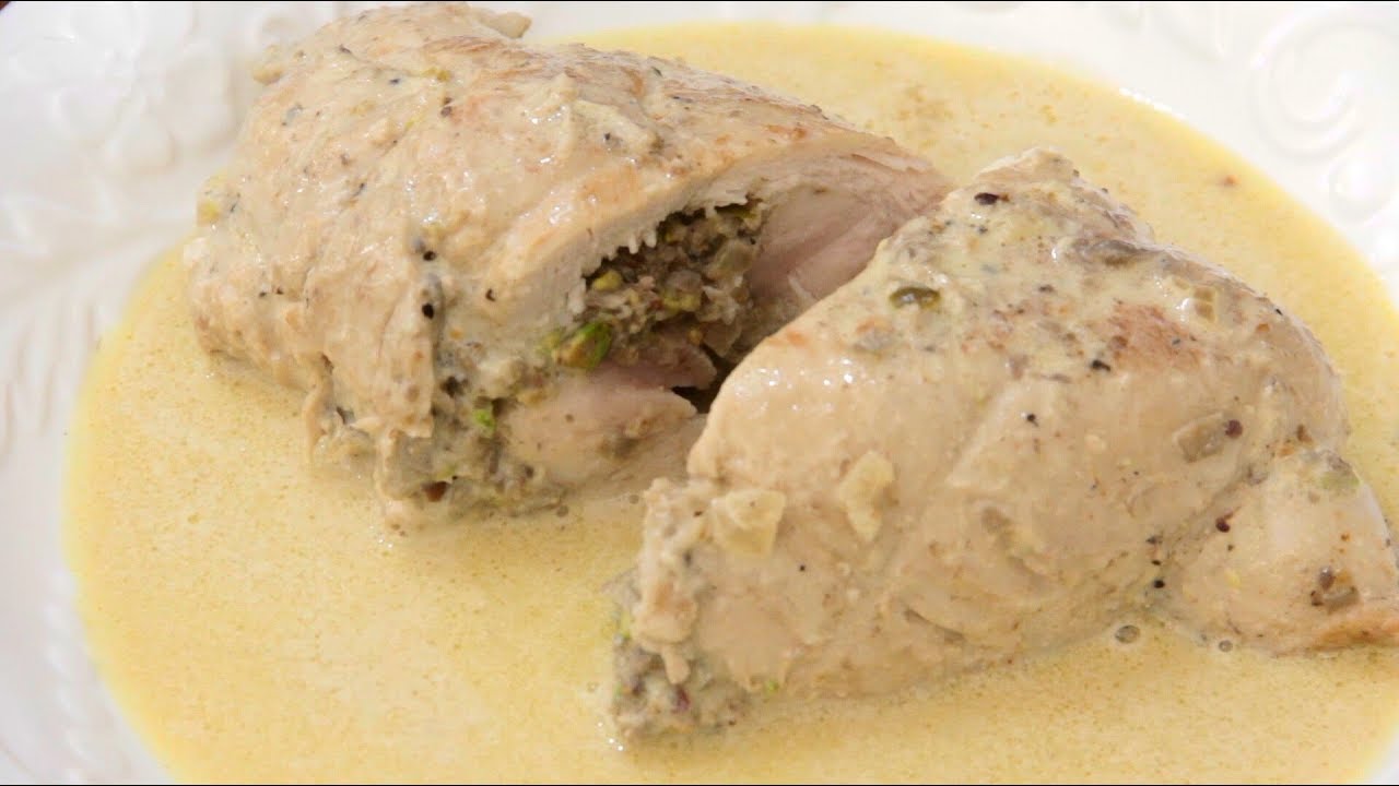 Pechuga de Pavo rellena de hongos y pistachos - La Cocina de Eugenia