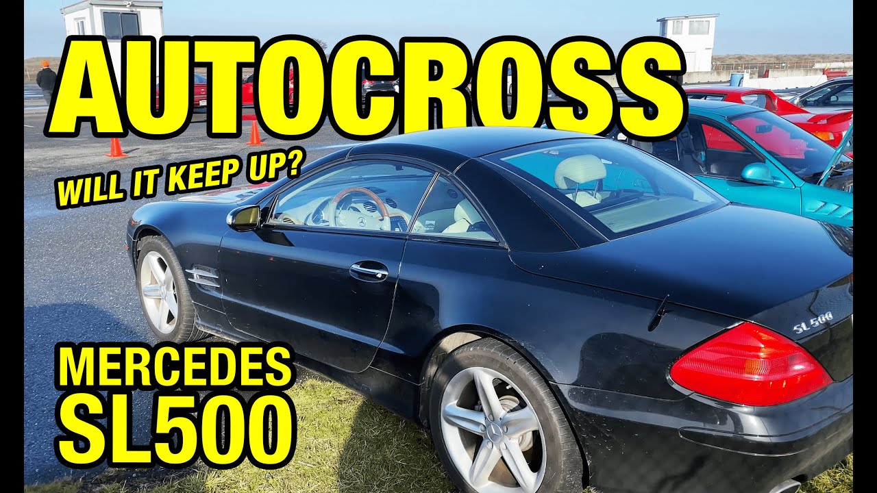 I Bring my Daily Driver, a 2004 Mercedes-Benz SL500, to Autocross, SPIN OUT, & DNF Multiple Times