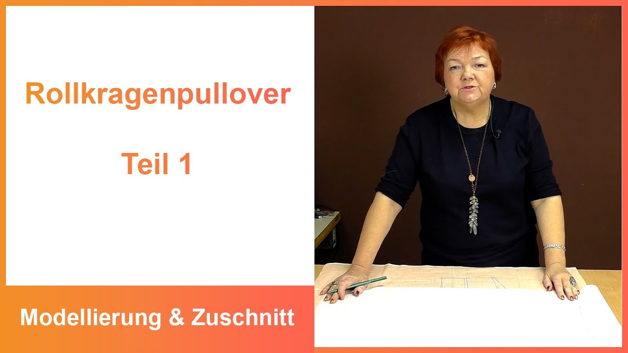 Rollkragenpullover selber nähen. Teil 1. Modellierung und Zuschnitt.  (Archiv)