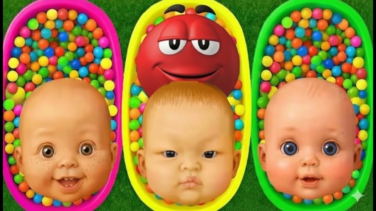 Long Slide Game With Elephant Gorilla Buffalo Hippopotamus Tiger -3d Animal 👶🐵🍬LE