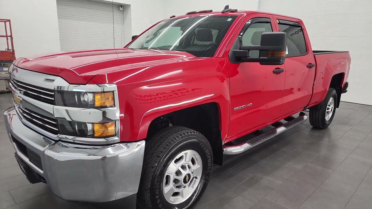 2017 CHEVROLET SILVERADO 2500 CREW WORK TRUCK GAS 4K WALKAROUND 13224Z SOLD!