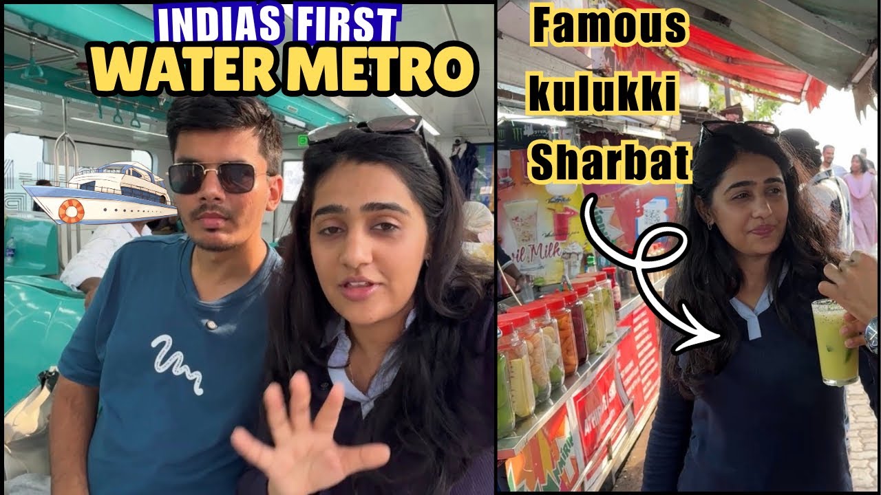 India Ka Pehla Water Metro 🚤Kochi | Kerala&rsquo;s Famous Kulukki Sharbat Try Kiya!