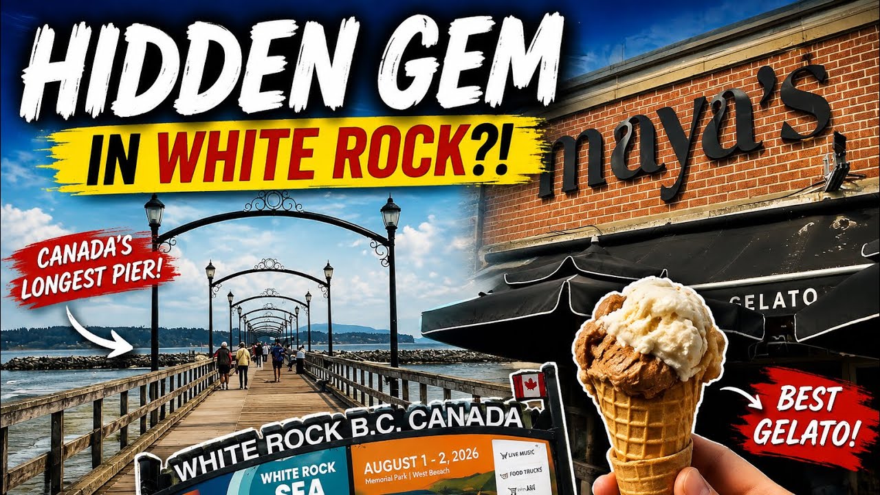 Explore White Rock, BC |  Walking Tour of the Seaside Shops and Restaurants