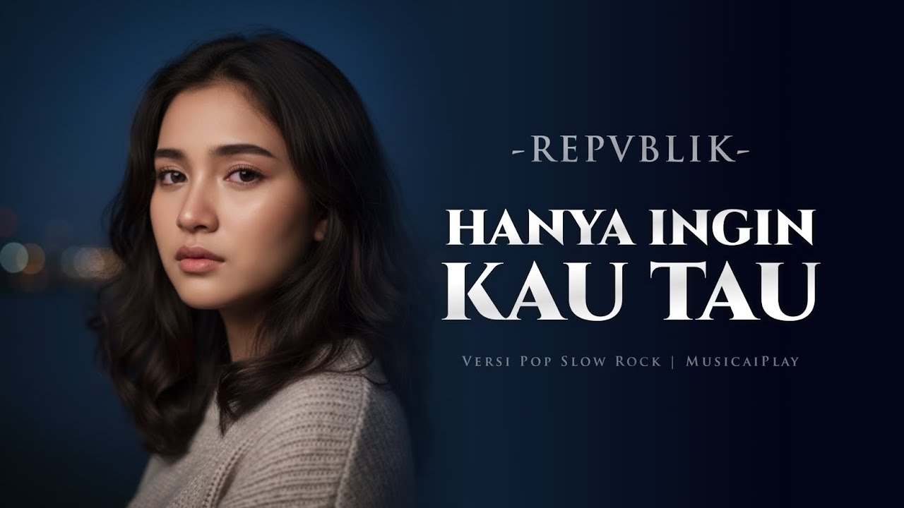Hanya Ingin Kau Tau – Repvblik | AI Female Slow Rock Cover (Melancholic Version)