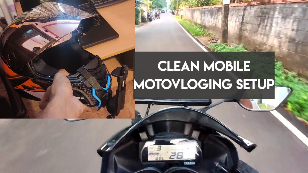 Motovlogging | Smartphone motovlogging setup | Cleanest setup ever | Rohith Donald Vlogs.