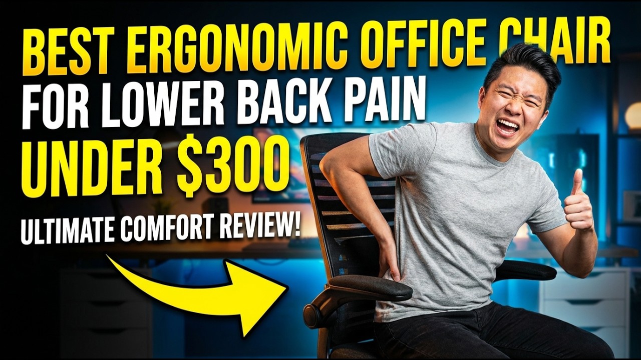 Best Ergonomic Office Chair for Lower Back Pain Under $300 | QLTPLUS Review (I'm Shocked It's $150)