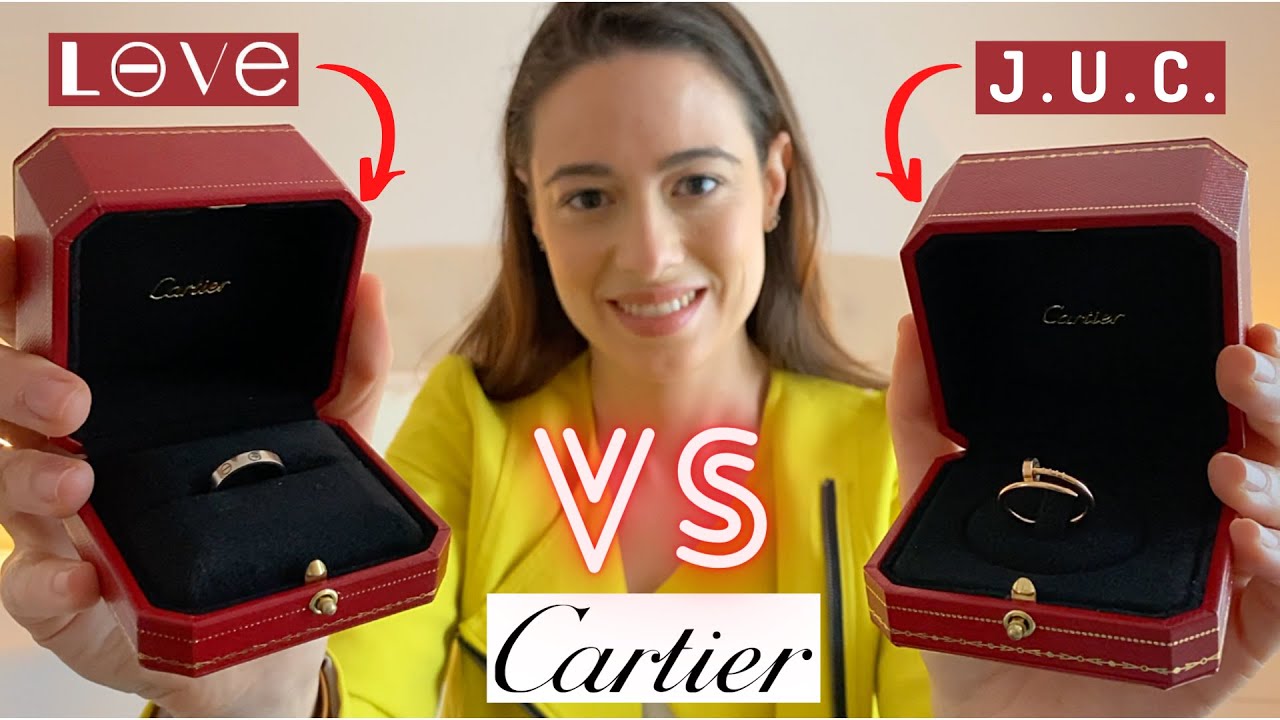 Cartier Juste Un Clou Ring SM VS LOVE Ring SM | Small JUC VS LOVE Wedding Band | Cartier Comparison