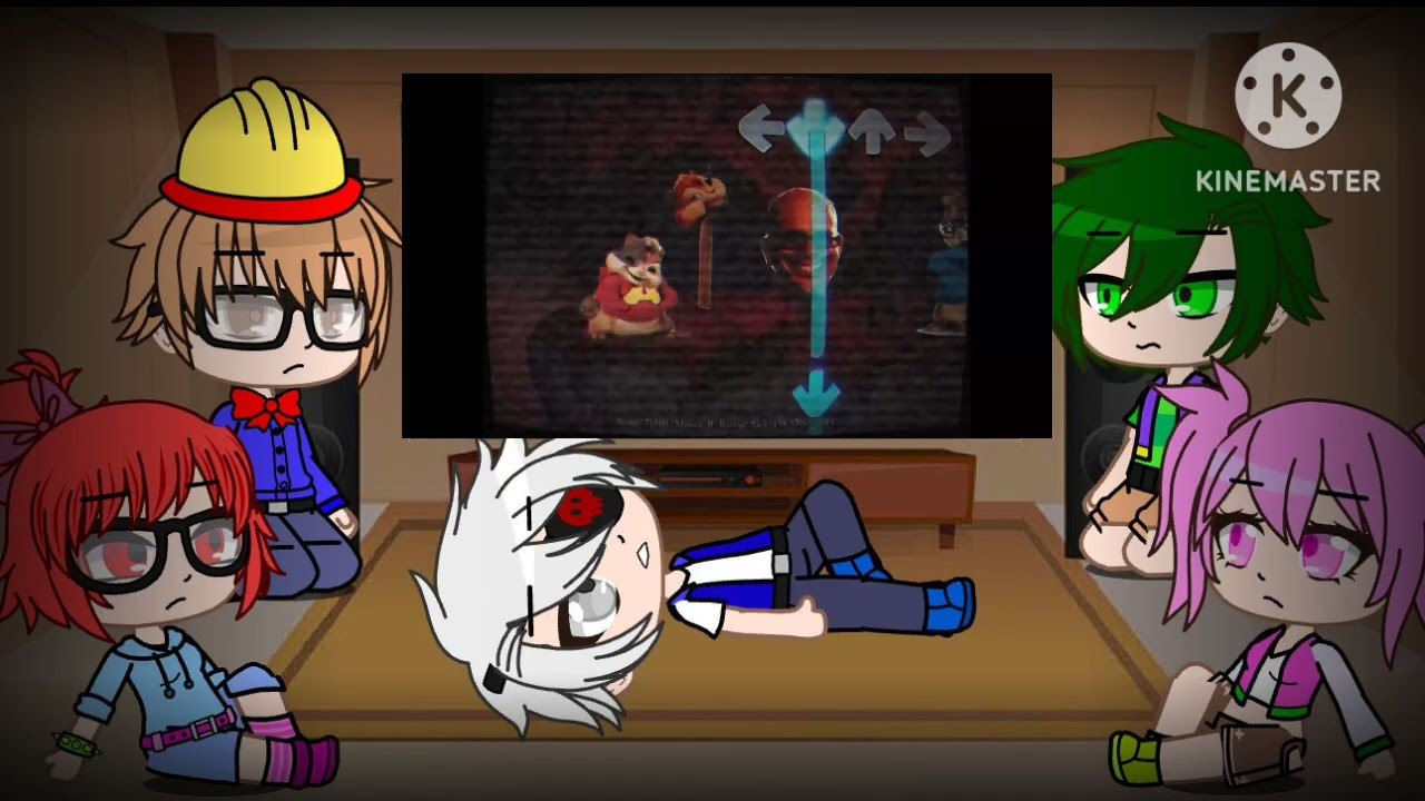 🐿️Brawl Stars React to FNF I'm Alvin inspired by @EchonAv😰😈