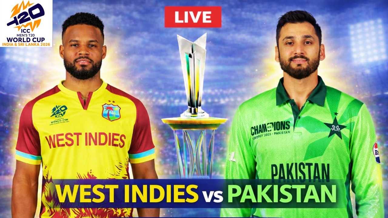 🔴 LIVE | West Indies vs Pakistan | T20 World Cup 2026 | Cricket 26 | PS5 Gameplay