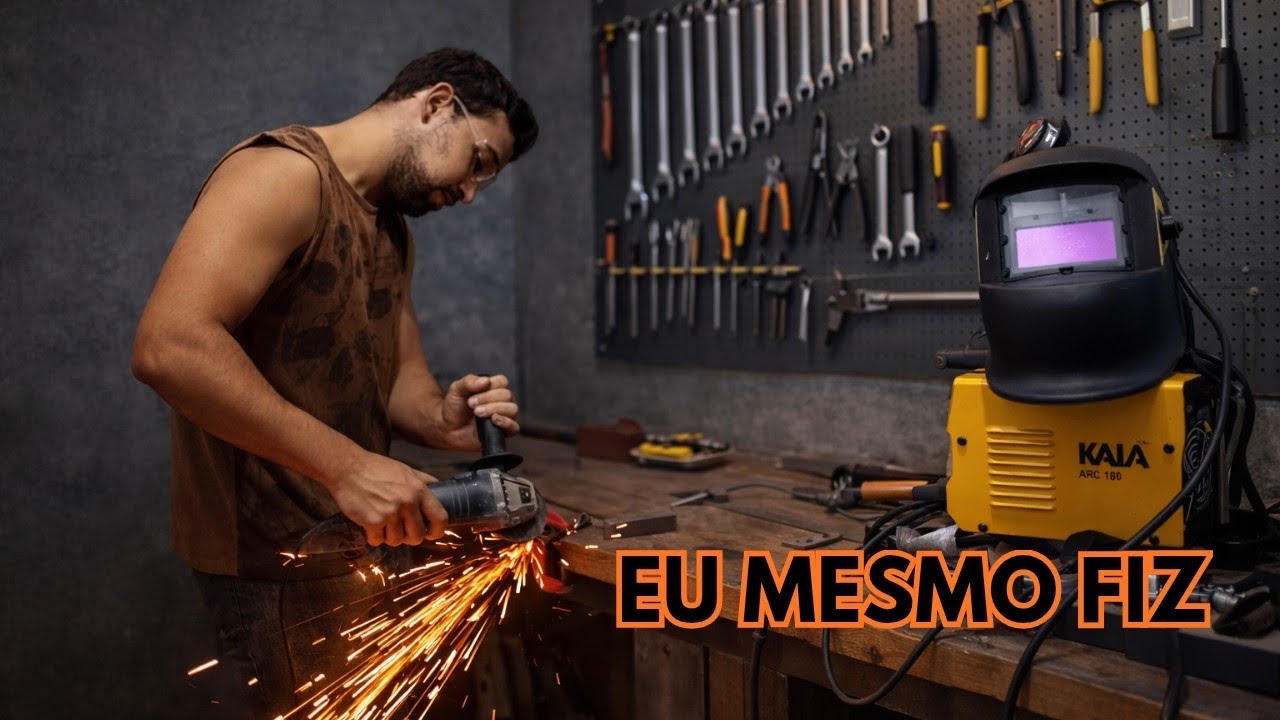 FIZ O SUPORTE DO ALFORGE DA MINHA FAZER 250🔥