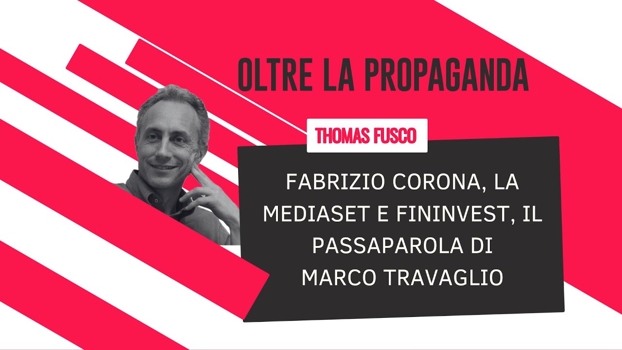 TRAVAGLIO SMONTA L’IPROCRISIA DI MEDIASET SUL CASO CORONA