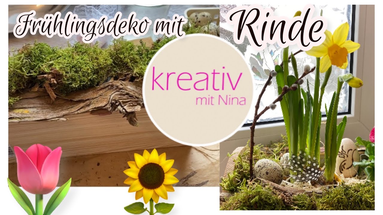 Osterdeko mit kostenloser Rinde DEKOIDEEN 2026 Dekoration mit Blumen
