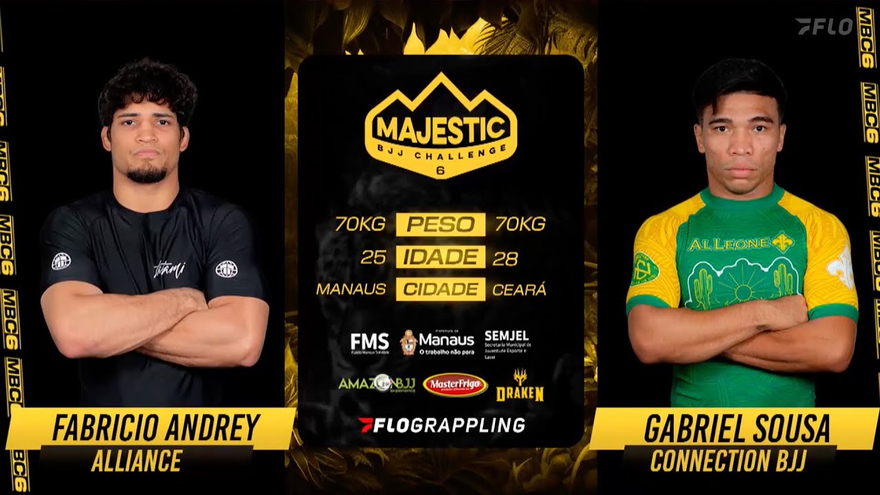 Fabricio Andrey vs Gabriel Sousa | Majestic BJJ Challenge 6