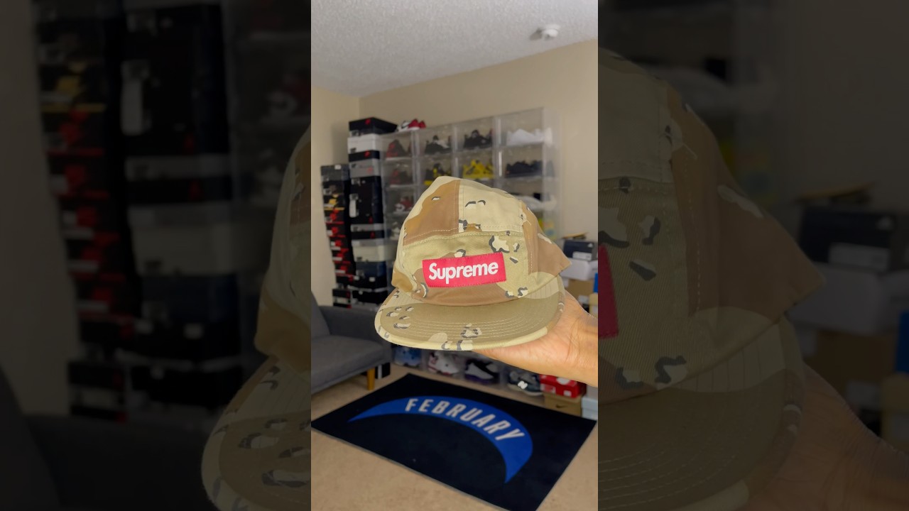 Supreme Camo Hat With Essentials Outfit. #fashion #shorts #trending