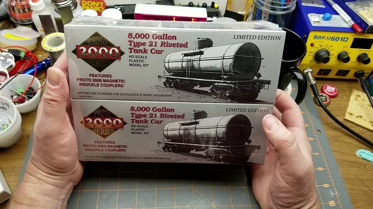 model kit build  - 8000 gallon tank car