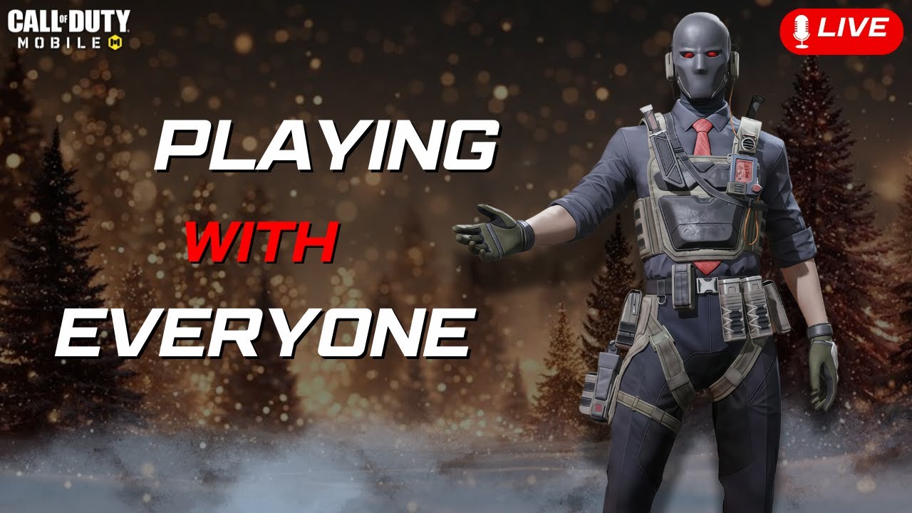 PLAYING with EVERYONE😍| CoDM Br Live💥 