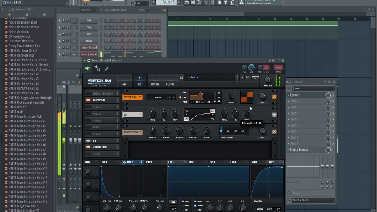 How to make a Hardcore Lead like Angerfist in Serum.