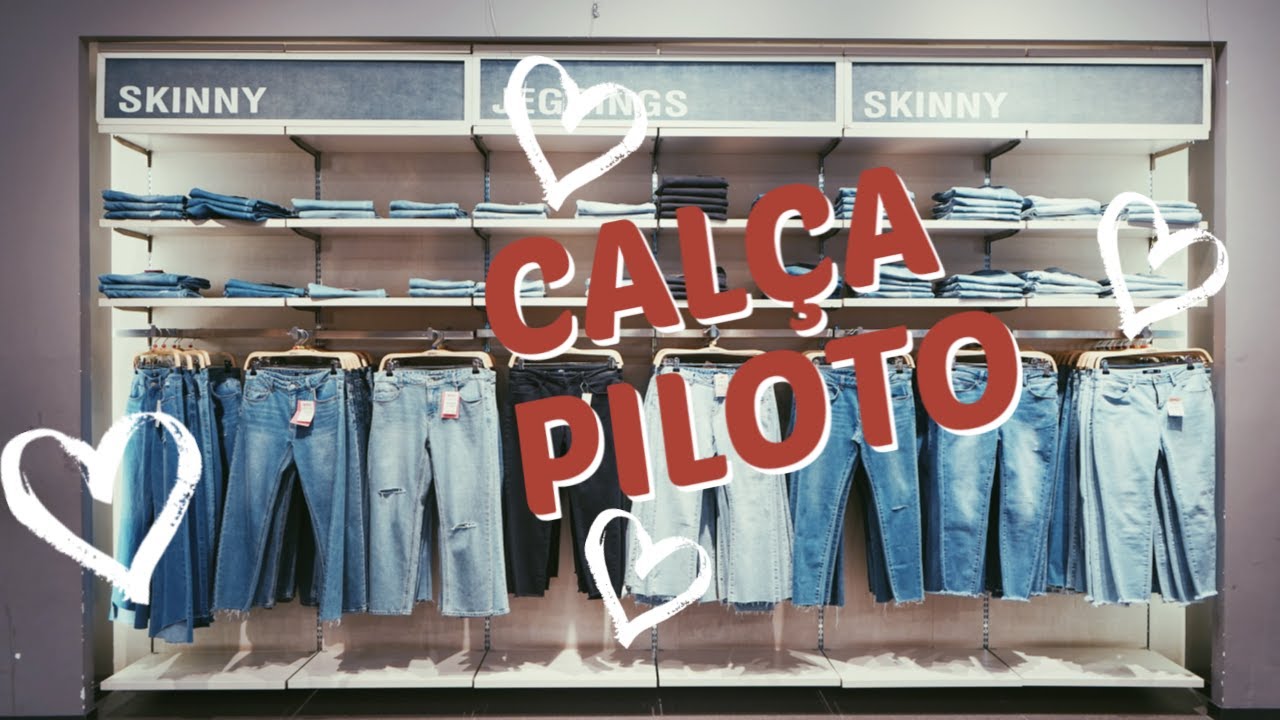 CALÇA PILOTO MASCULINA