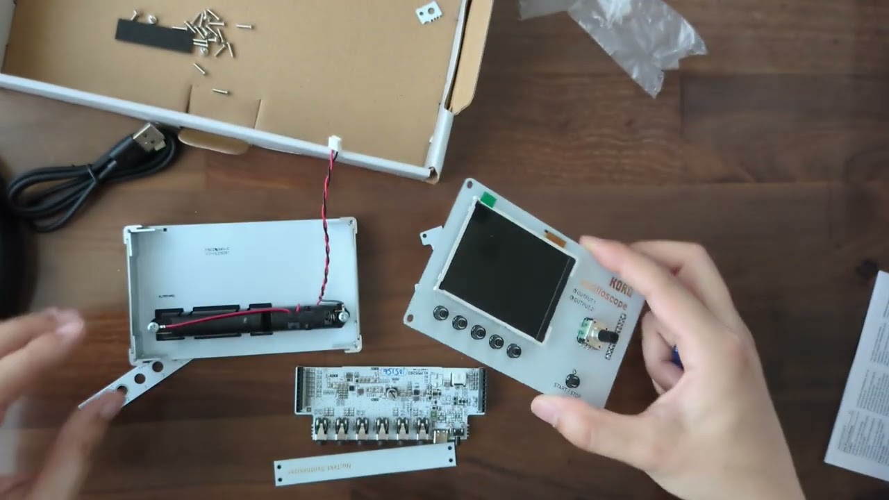 KORG NTS-2 Oscilloscope kit assembly