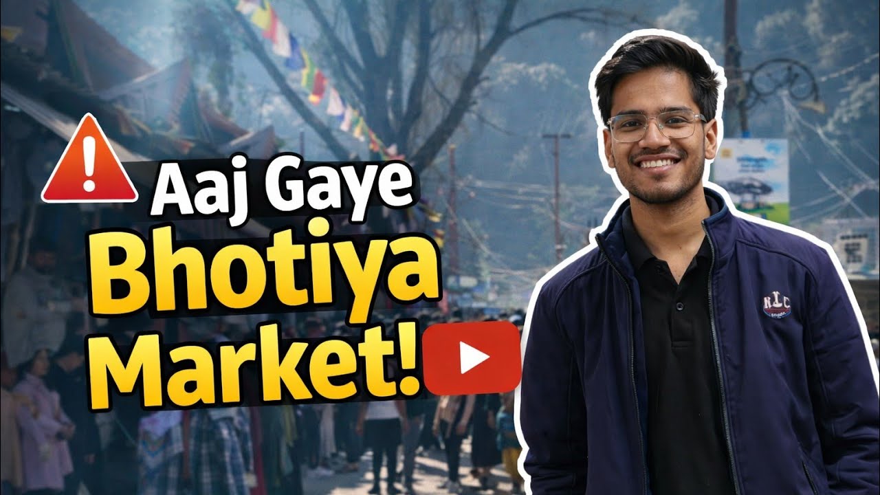 AAJ GAYE BHOTIYA MARKET 😍|NAINITAL| PRAKHAR BISHT VLOGS|