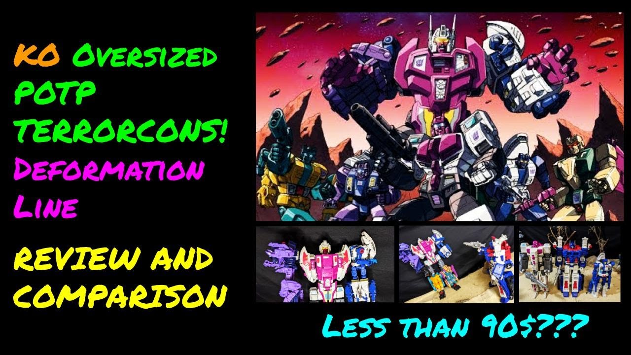 KO Oversized POTP Terrorcons/Abominus Review/Comparison