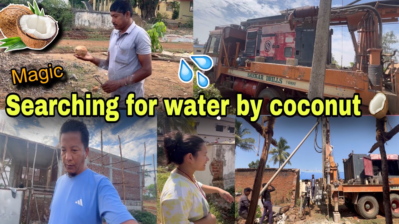 Searching For Water 💦 By Coconut 🥥// Pump Set For Home // Pema’s Channel