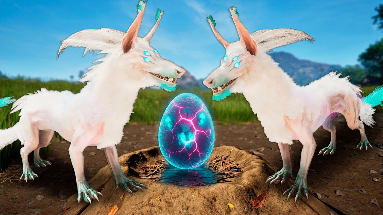 SAINDO DO OVO! FAMILIA DRAGÃO RAPOSA ALBINO! Meus Pais Me Deixaram Sozinho No Território Dos Lobos!🦊