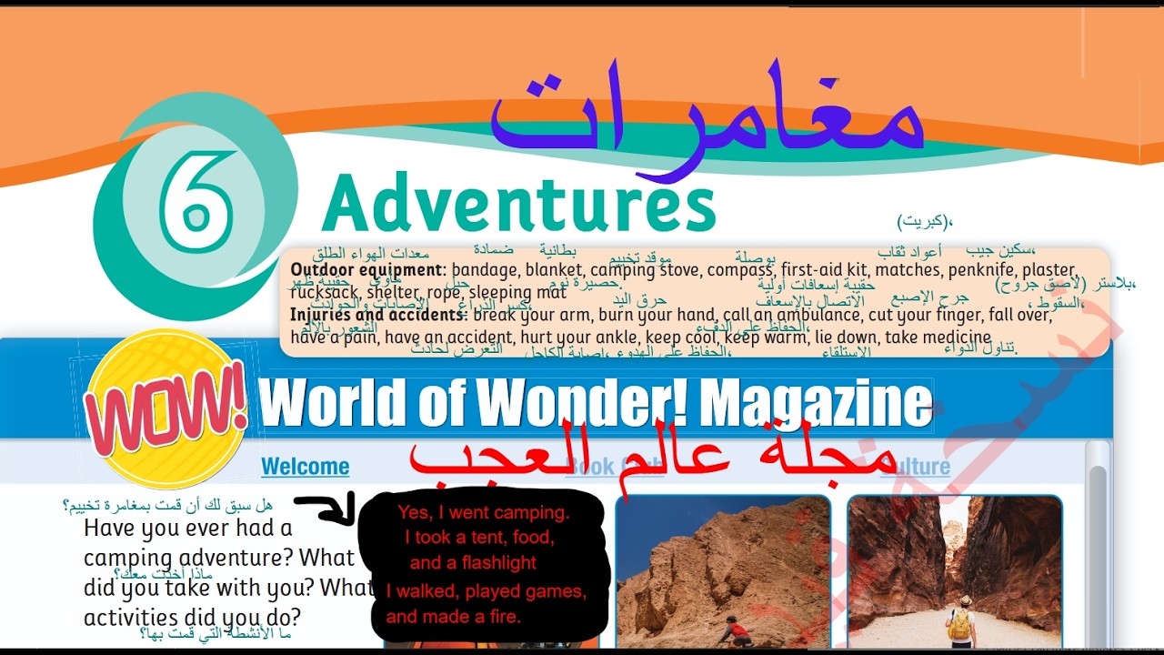 الصف السادس انجليزي كتاب الطالب صفحه 18 المنهاج الجديد ( الفصل الثاني ) Jordan Team together