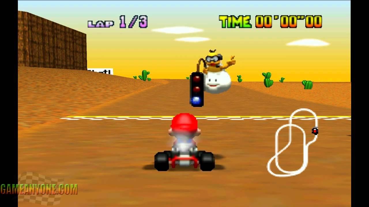 Mario Kart 64 -  Mushroom Cup 100cc
