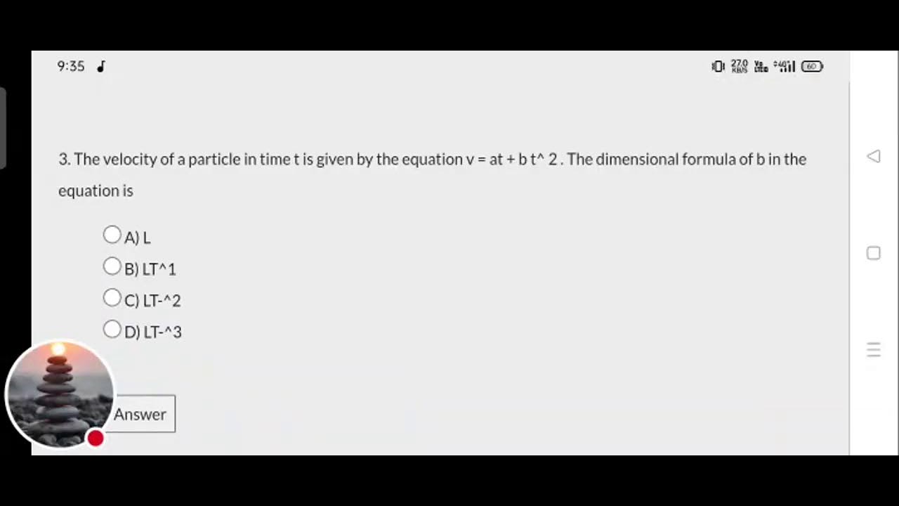 JELET MOCK TEST 2022/ UNIT, DIMENSIONS & MEASUREMENTS (Physics) Mock Test | Link in description 👇