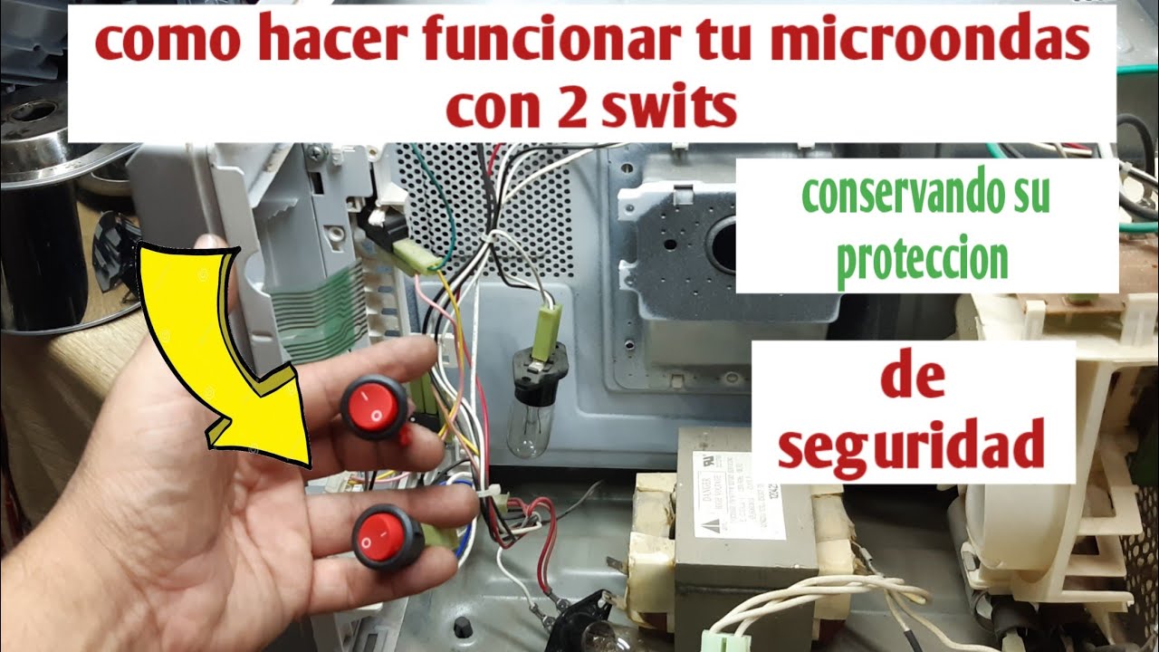 como prender tu microondas directo