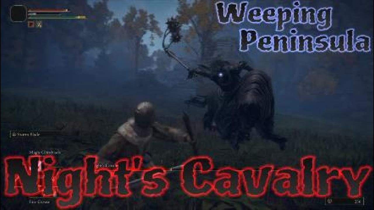 Elden Ring | Night's Cavalry Boss Fight | Weeping Peninsula (Castle Morne Rampart)