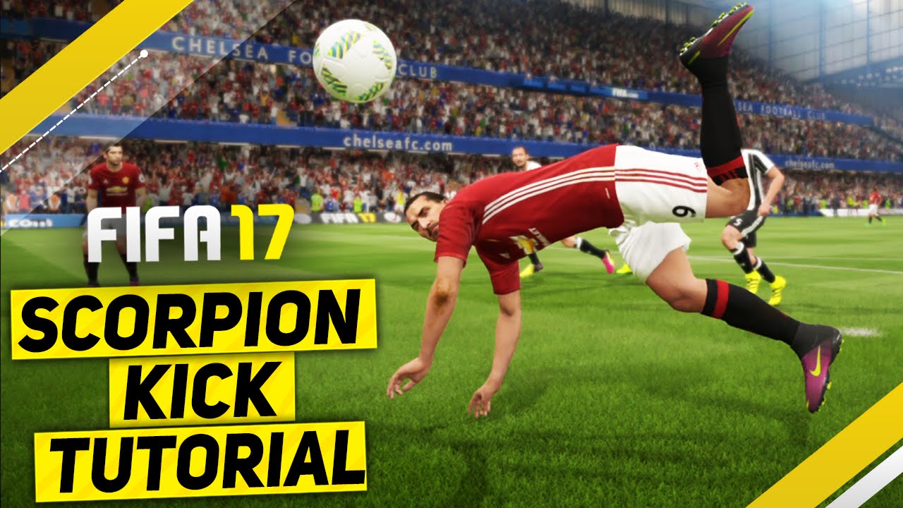 FIFA 17 SCORPION KICK TUTORIAL - THE SECRET TRICK TO SCORE SCORPION KICKS IN FIFA 17