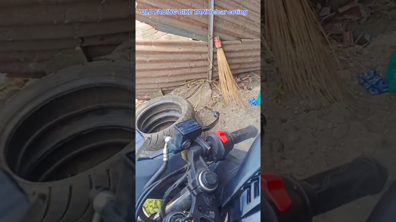 HOW TO APPLY SAMURAI SPRAY PAINT K1K** CLEAR COAT ON OLD BIKE. ##