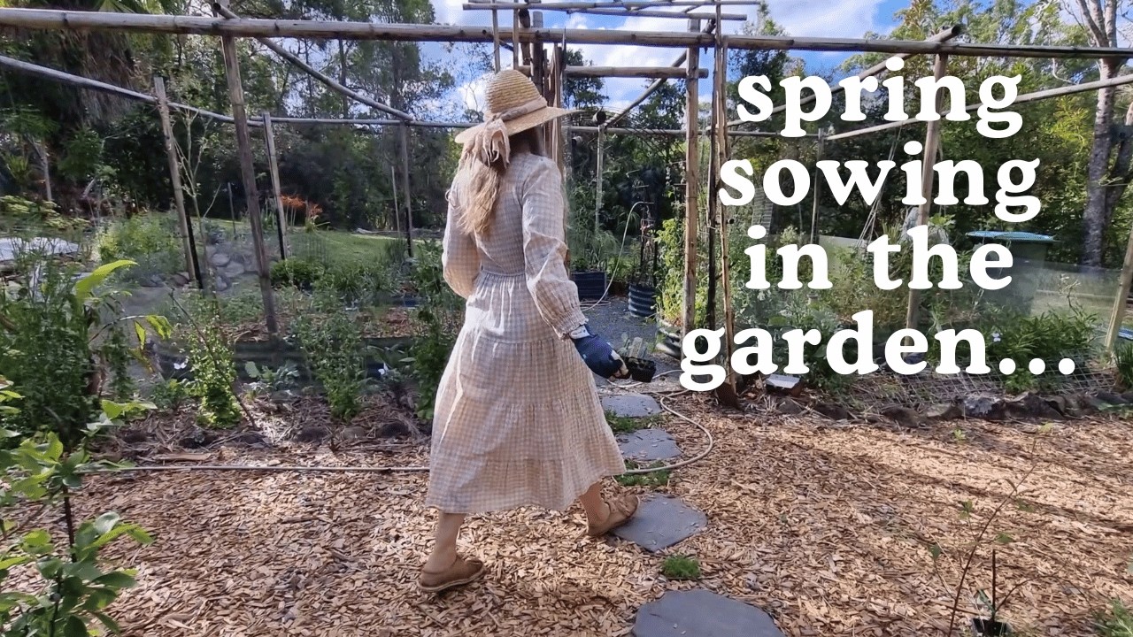 Gathering Black Gold & planting ALL the vines as summer approaches.🌿Subtropical Garden Diary
