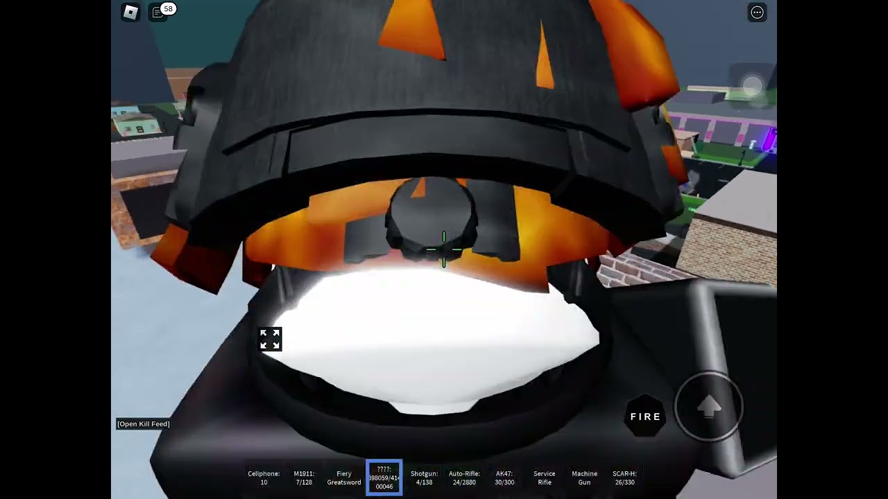 Roblox Infamy: Using the 3 million dollar gun (End game rifle)