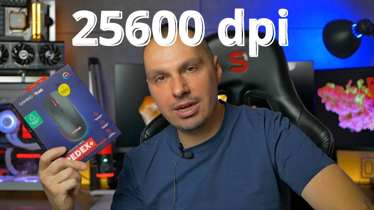 Myszka bezprzewodowa gamingowa - Trust GXT 927 Redex+ Wireless