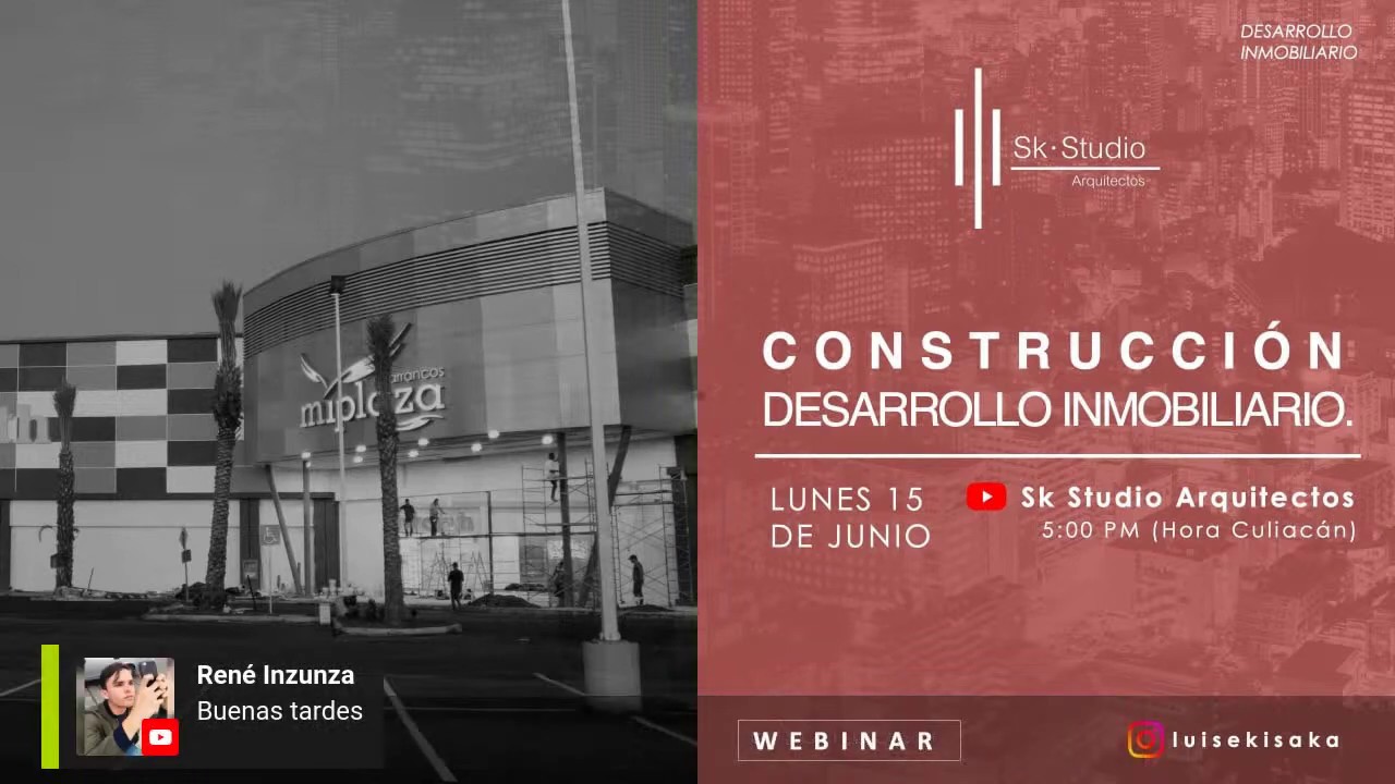 Webinar: Construcción en Desarrollo Inmobiliario. Sk Studio Arquitectos. 15 de Junio 2020.