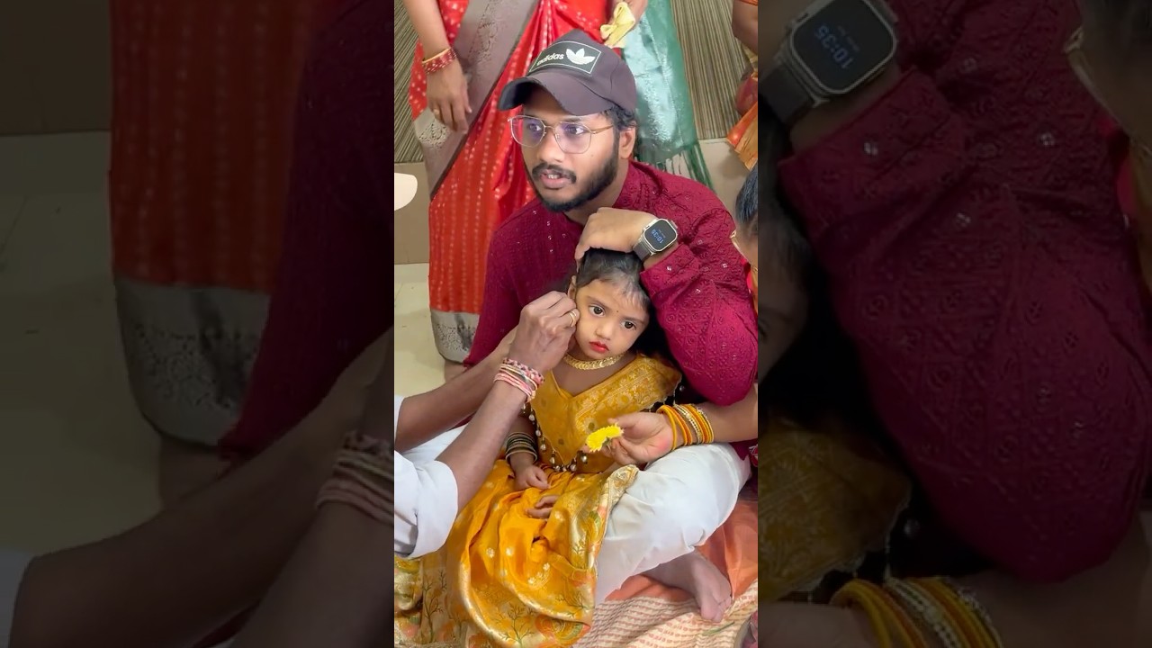 Laxmi Veeksha-Traditional  Ear Piercing Ceremony at vinflora||లక్ష్మి వీక్ష చెవులు కుట్టించే సంబరం||
