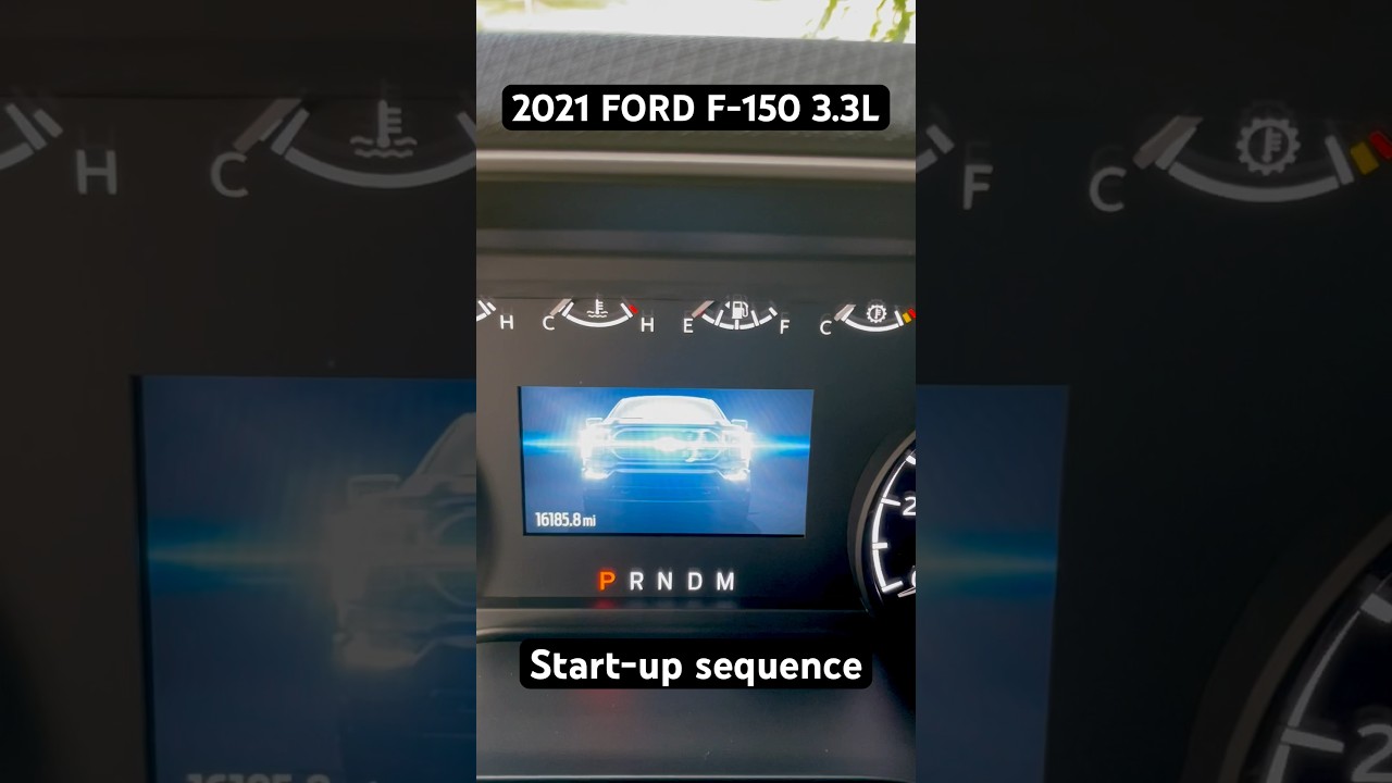 2021 Ford F150 XLT 3.3L Start Up Sequence
